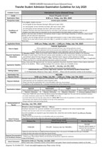 International(AG) Transfer_Student_Admission_Examination_Guidelines_for_July_2025